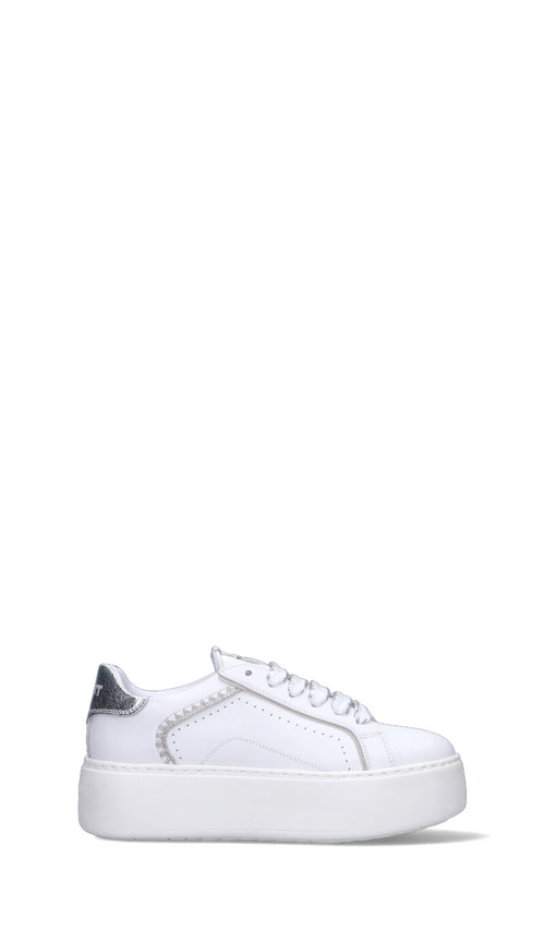 JANET&JANET Sneaker donna bianca in pelle