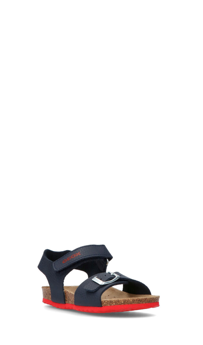 GEOX Sandalo ragazzo blu/rosso