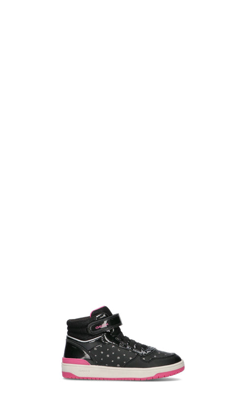 GEOX Sneaker bimba nera/rosa