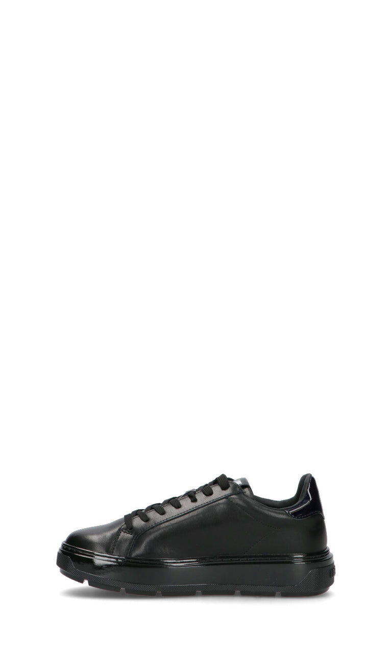 LOVE MOSCHINO Sneaker donna nera in pelle