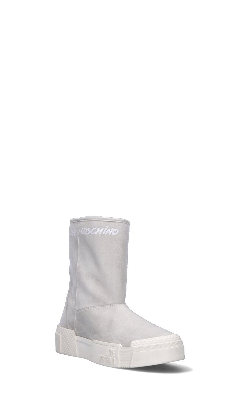 LOVE MOSCHINO Tronchetto donna grigio