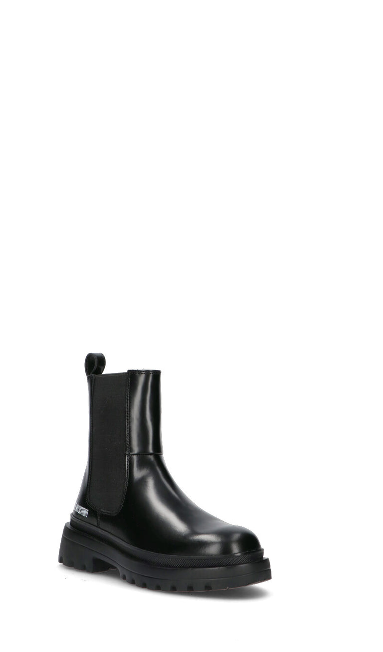 LOVE MOSCHINO Beatles donna nero in pelle