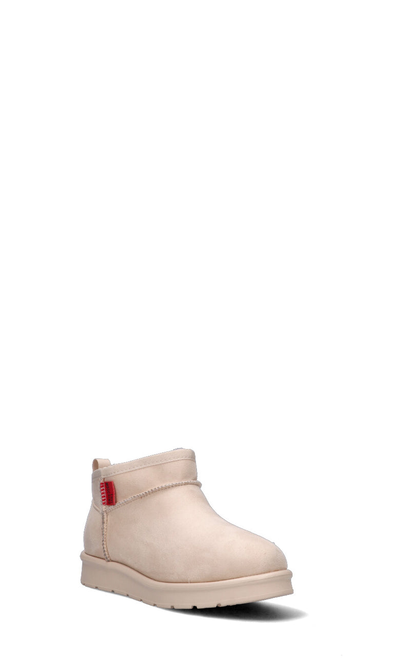 LOVE MOSCHINO Stivaletto pelo donna avena