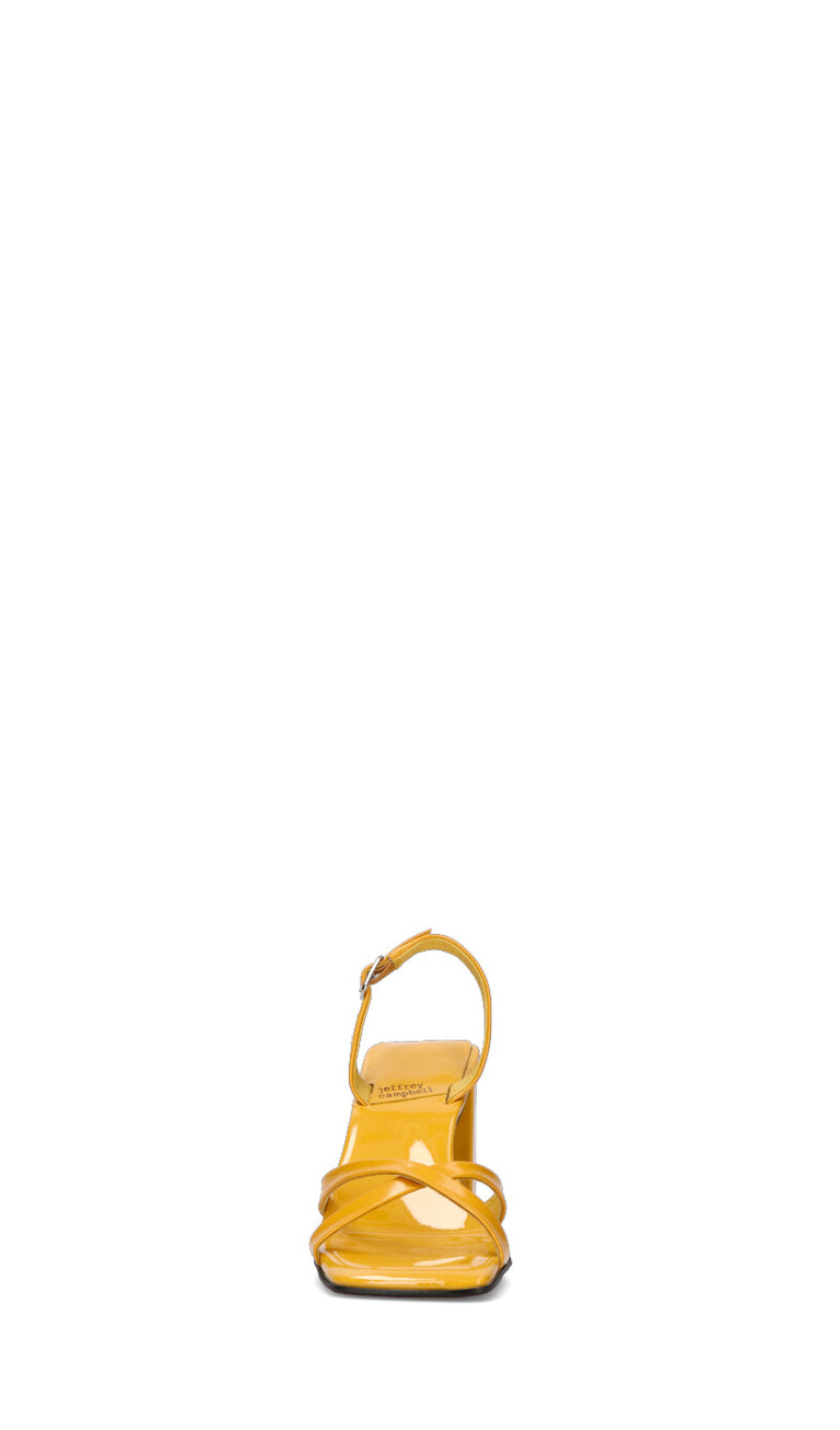 JEFFREY CAMPBELL Sandalo donna giallo in pelle