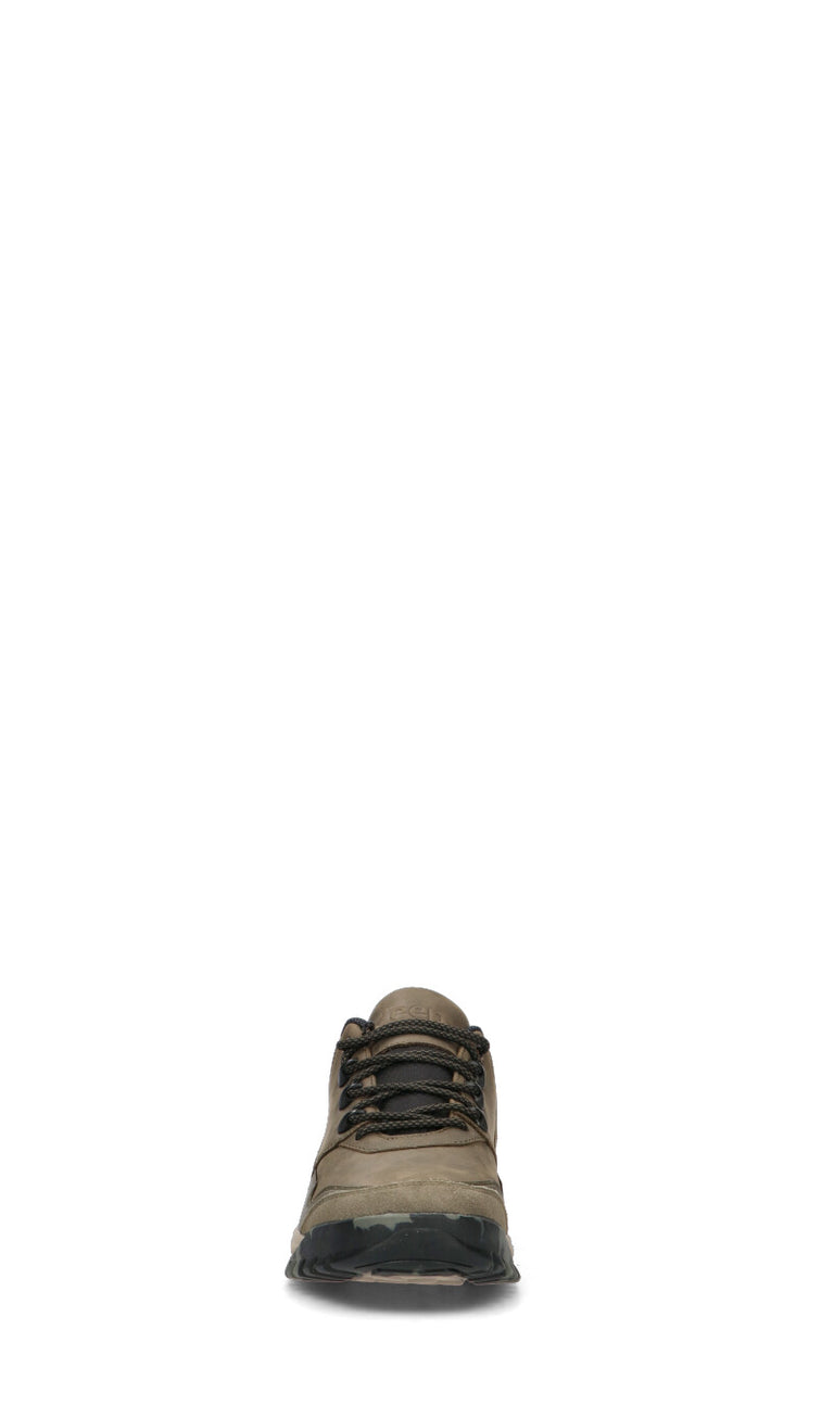 JEEP Sneaker uomo militare in pelle