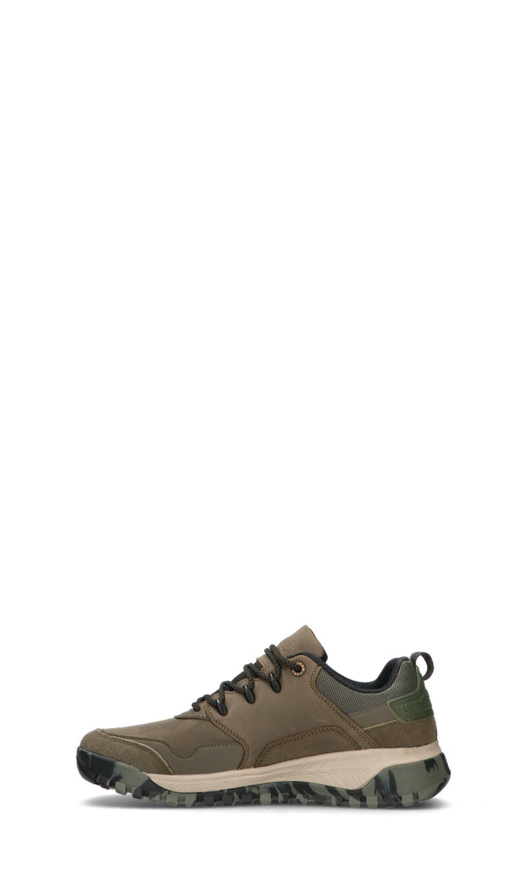 JEEP Sneaker uomo militare in pelle