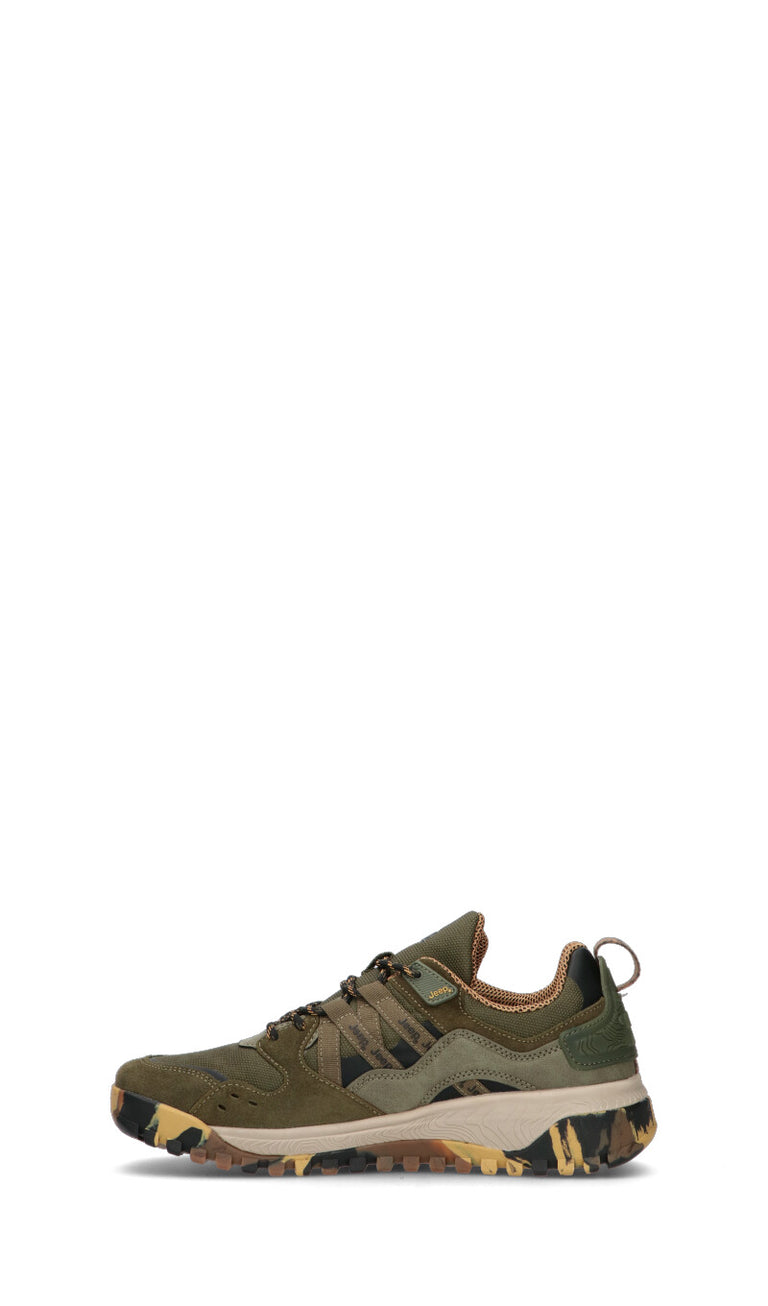 JEEP Sneaker uomo militare in suede