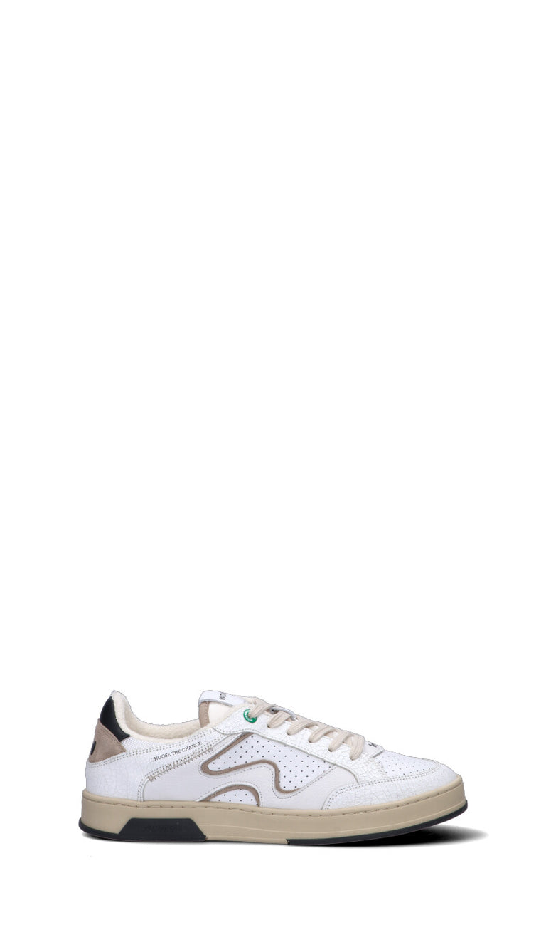 WOMSH Sneaker uomo bianca in pelle