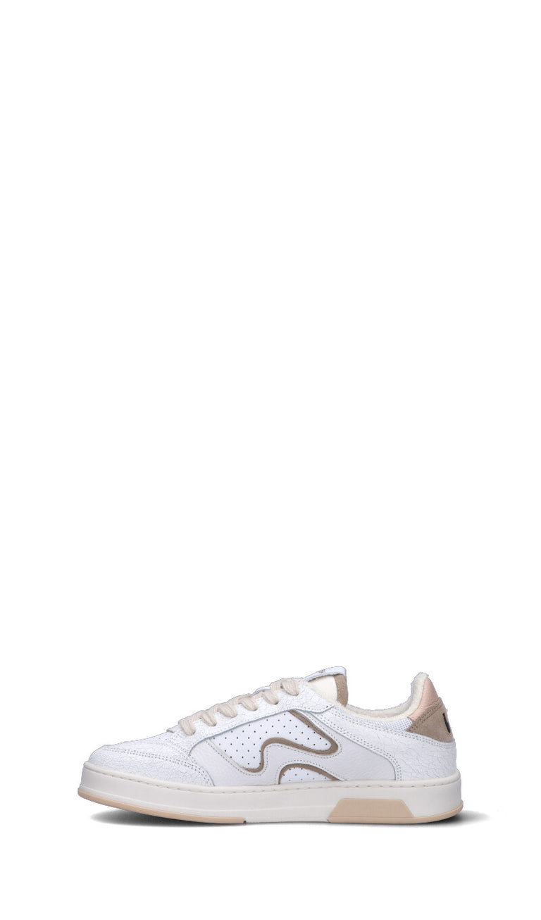 WOMSH Sneaker donna bianca in pelle