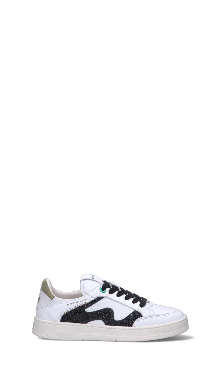 WOMSH Sneaker donna bianca in pelle