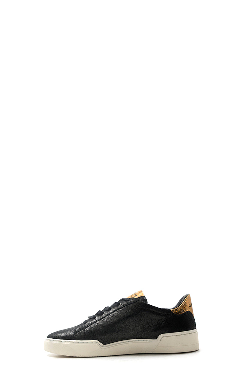 GH?UD Sneaker donna nera/oro in pelle