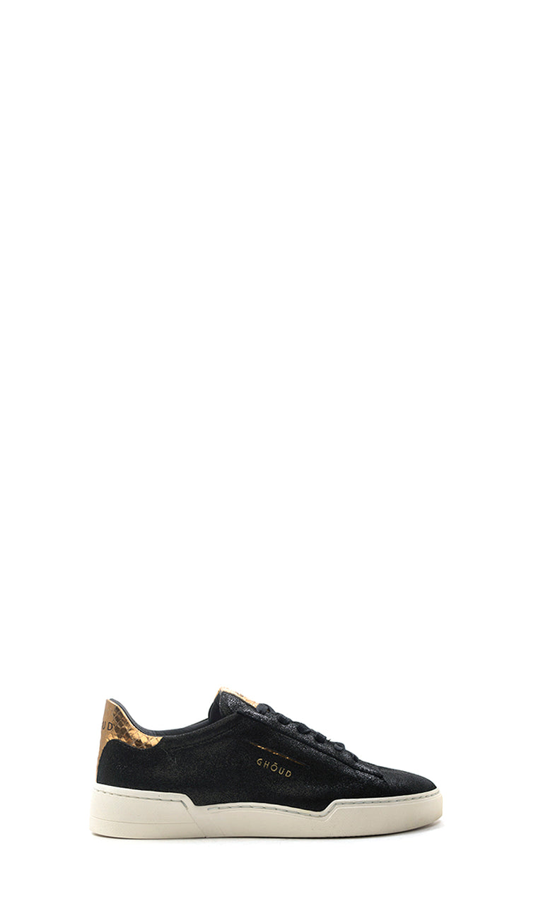 GH?UD Sneaker donna nera/oro in pelle