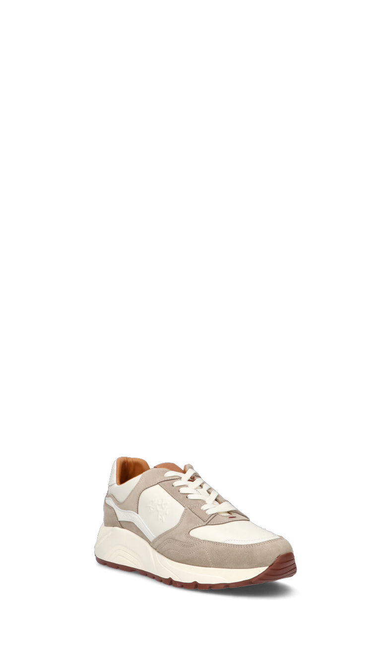 LA MARTINA Sneaker uomo beige in suede