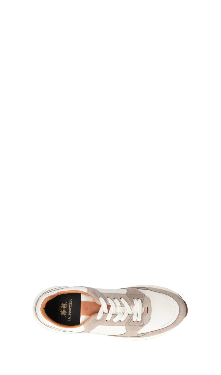 LA MARTINA Sneaker uomo beige in suede