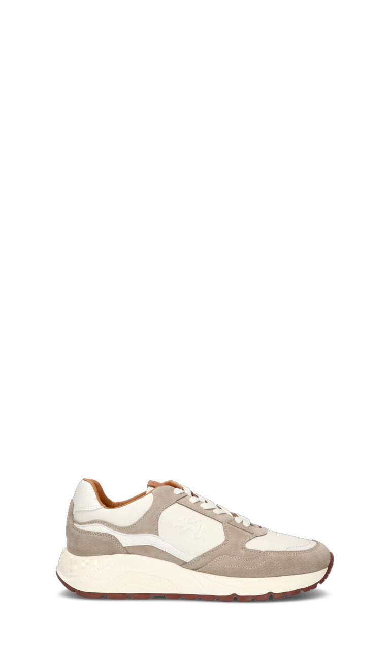 LA MARTINA Sneaker uomo beige in suede