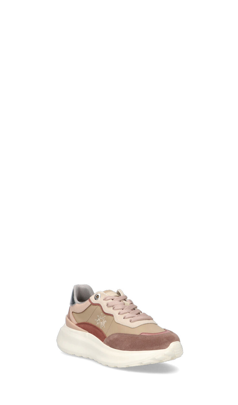 LA MARTINA Sneaker donna rosa in suede