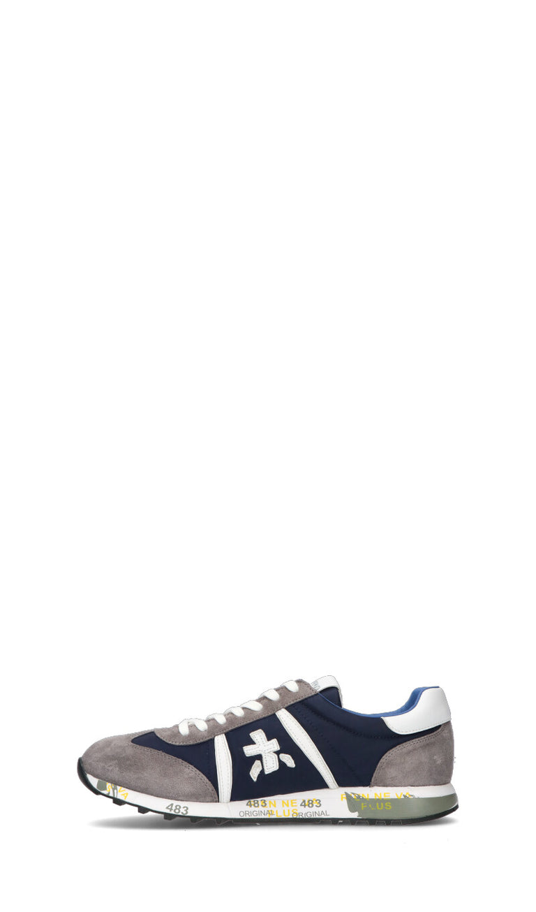 PREMIATA Sneaker uomo grigia/blu