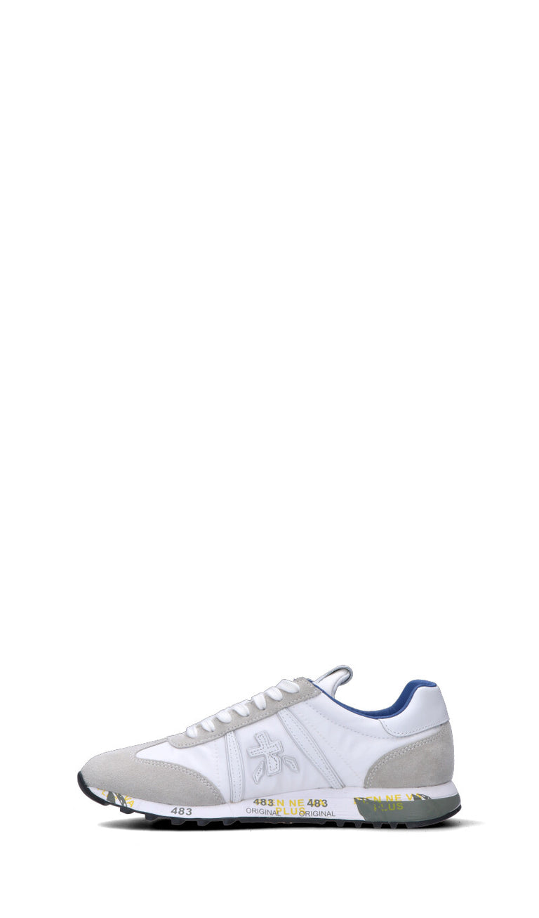 PREMIATA Sneaker donna bianca/grigia in suede