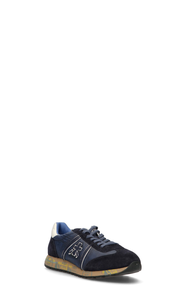 PREMIATA Sneaker uomo blu in pelle