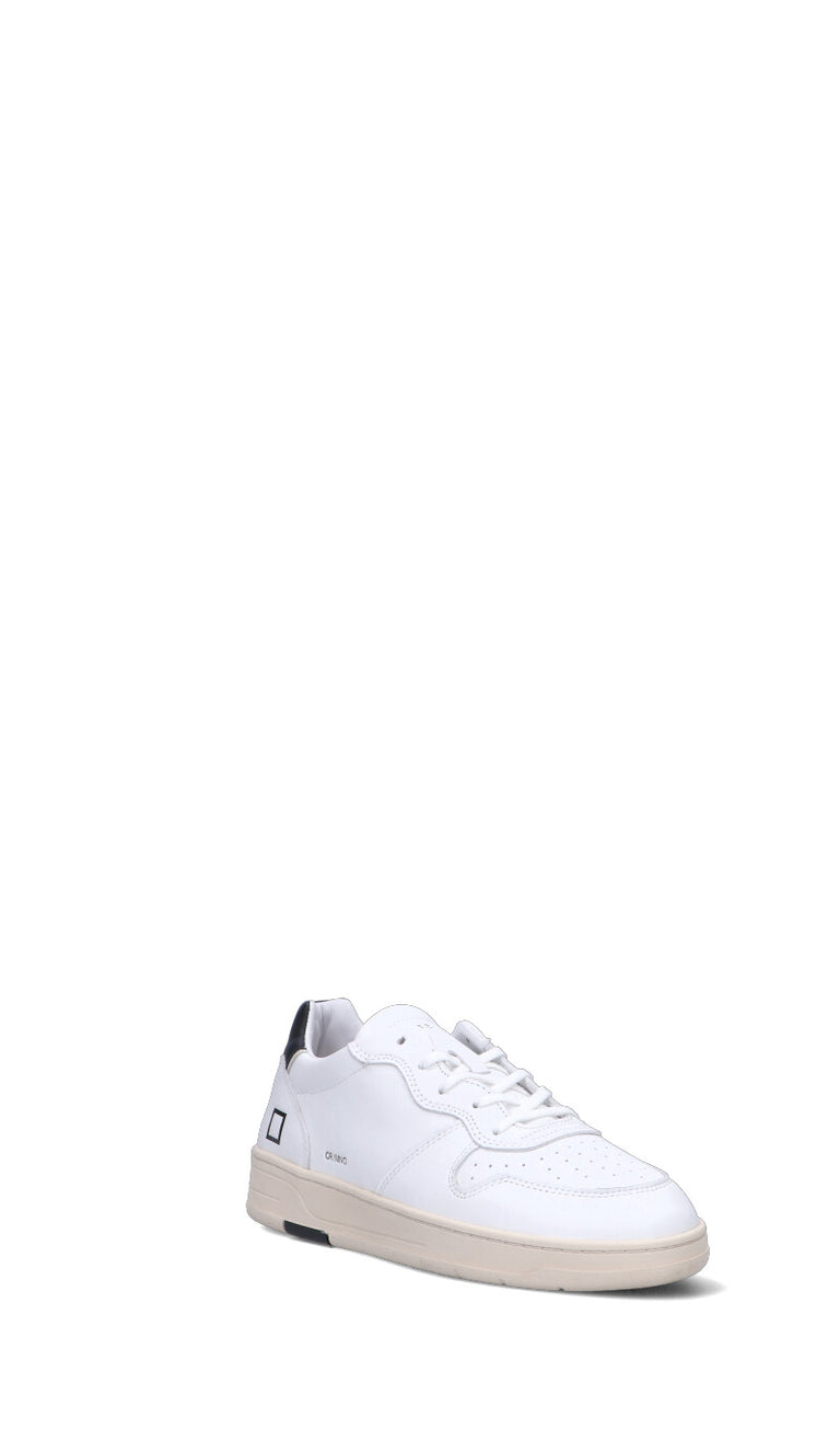 D.A.T.E. Sneaker uomo bianca in pelle