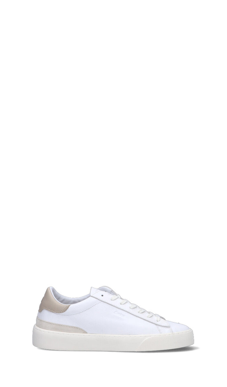 D.A.T.E. Sneaker uomo bianca/beige in pelle