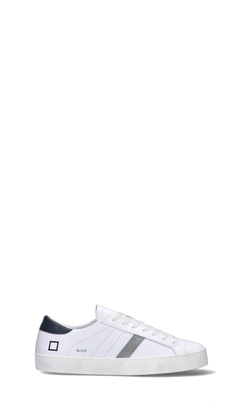 D.A.T.E. - HILL LOW Sneaker uomo bianca/blu in pelle