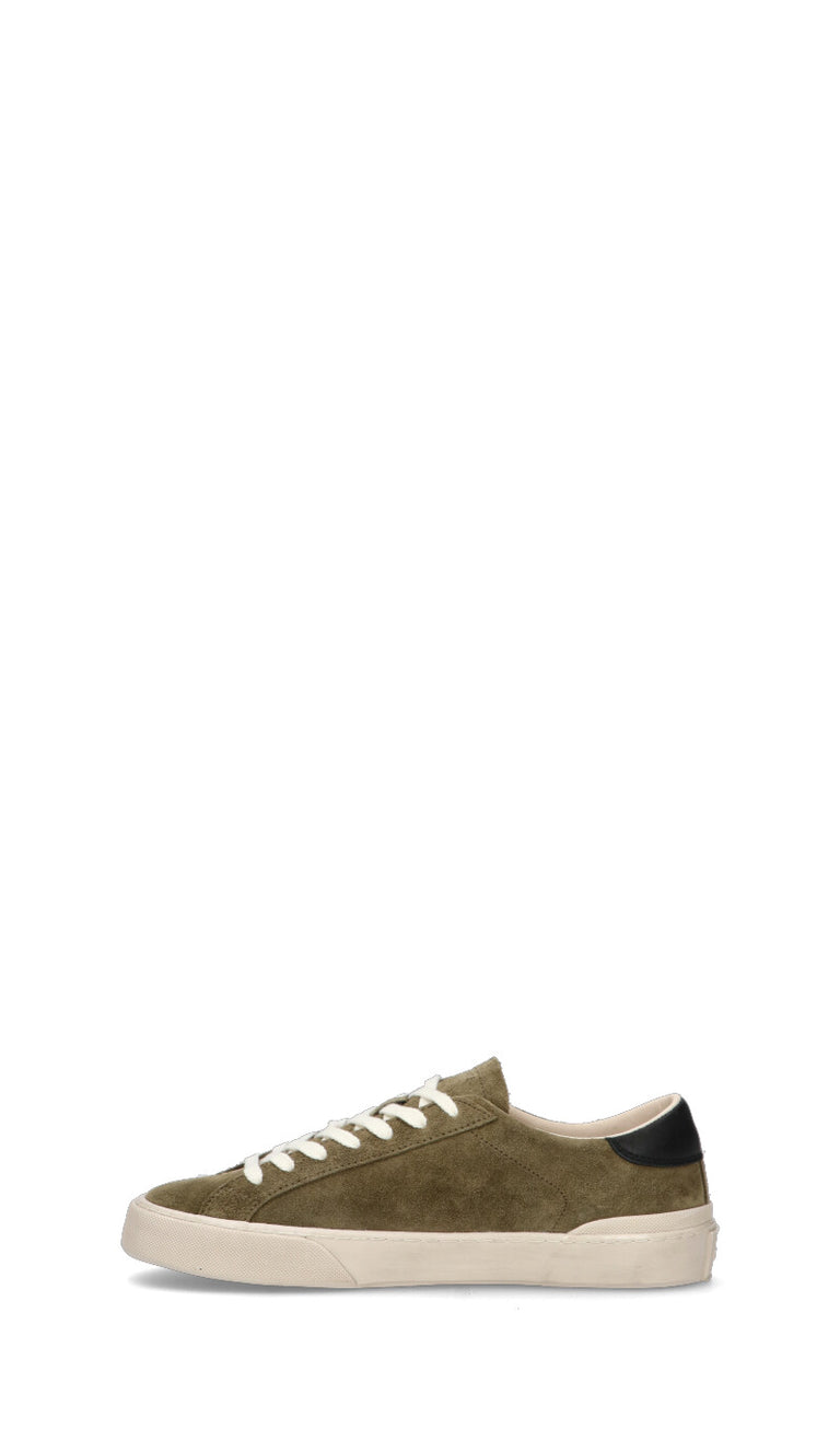 D.A.T.E. - HILL LOW Sneaker uomo army in suede