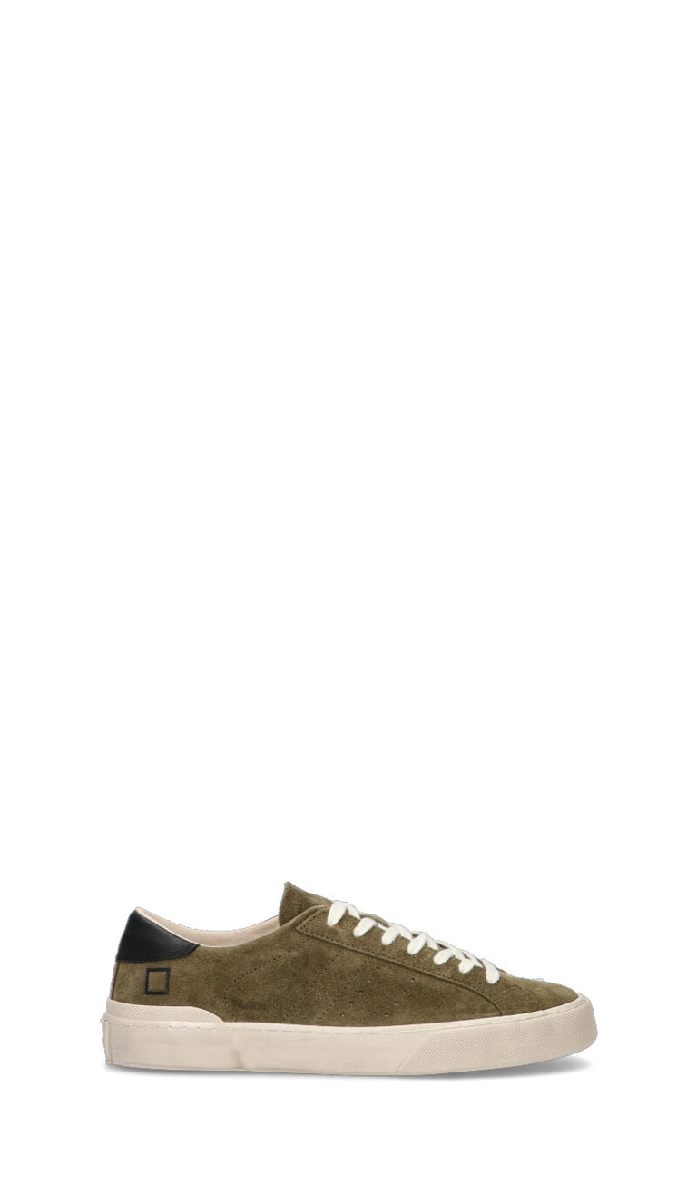 D.A.T.E. - HILL LOW Sneaker uomo army in suede