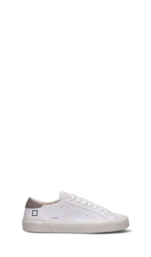 D.A.T.E. - HILL LOW Sneaker uomo bianca in suede