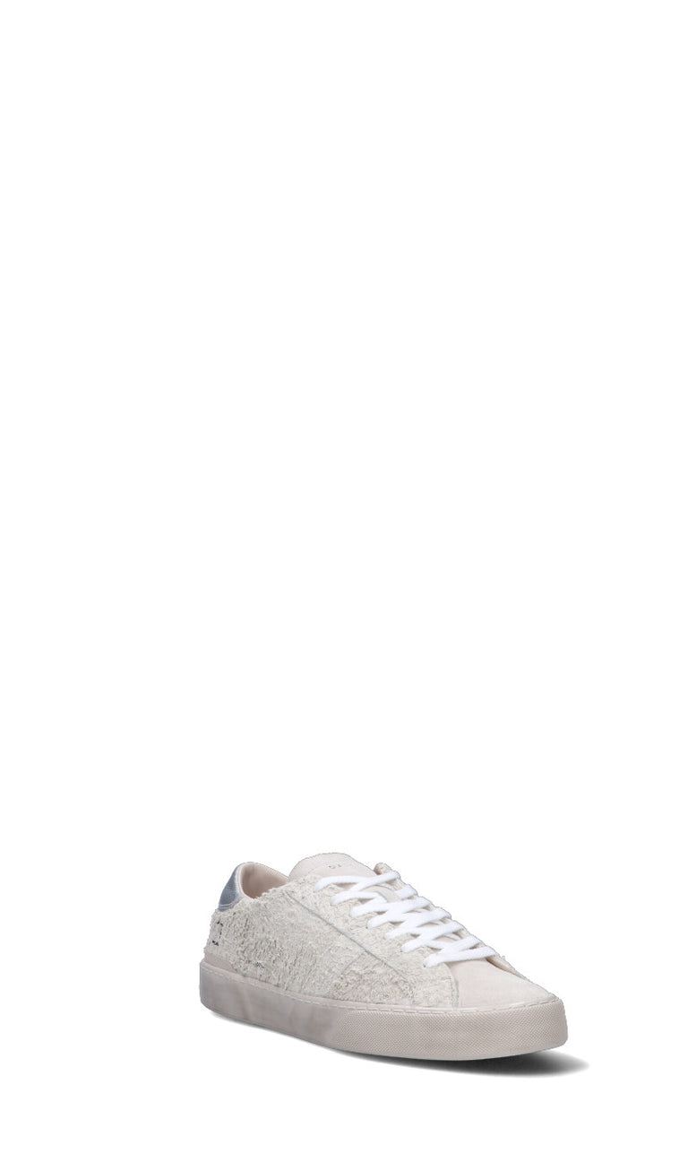 D.A.T.E. - HILL LOW Sneaker uomo bianca in suede