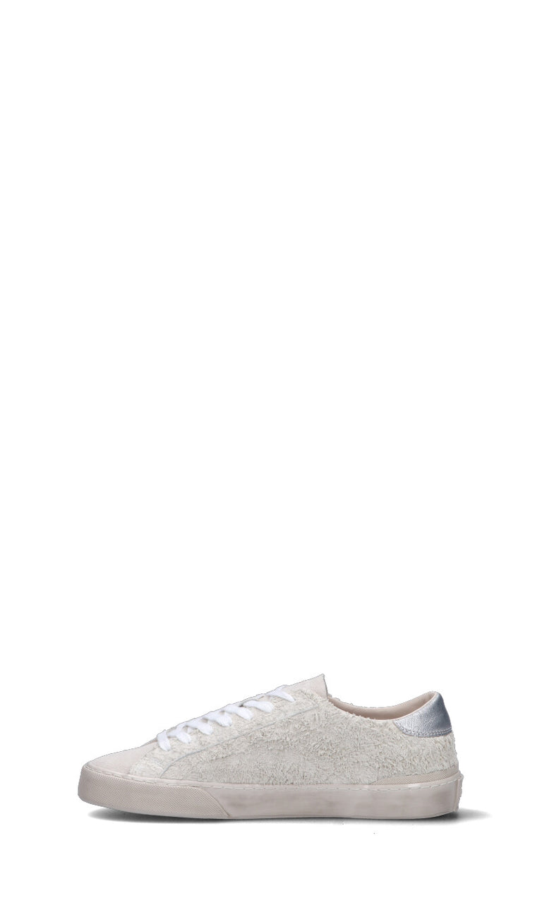 D.A.T.E. - HILL LOW Sneaker uomo bianca in suede