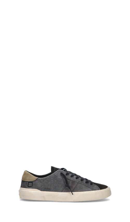 D.A.T.E. - HILL LOW Sneaker uomo nera in suede