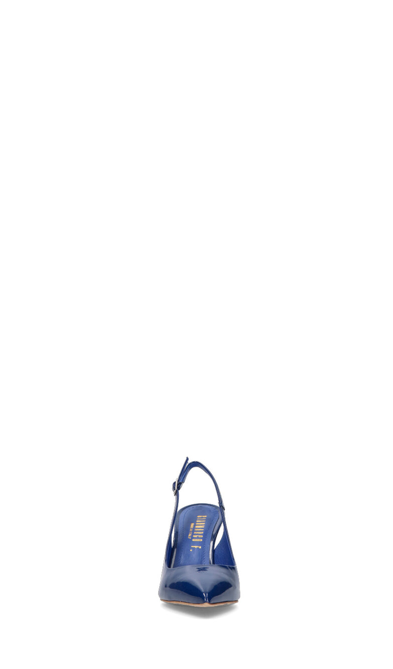 GIANMARCO F Slingback donna blu in pelle