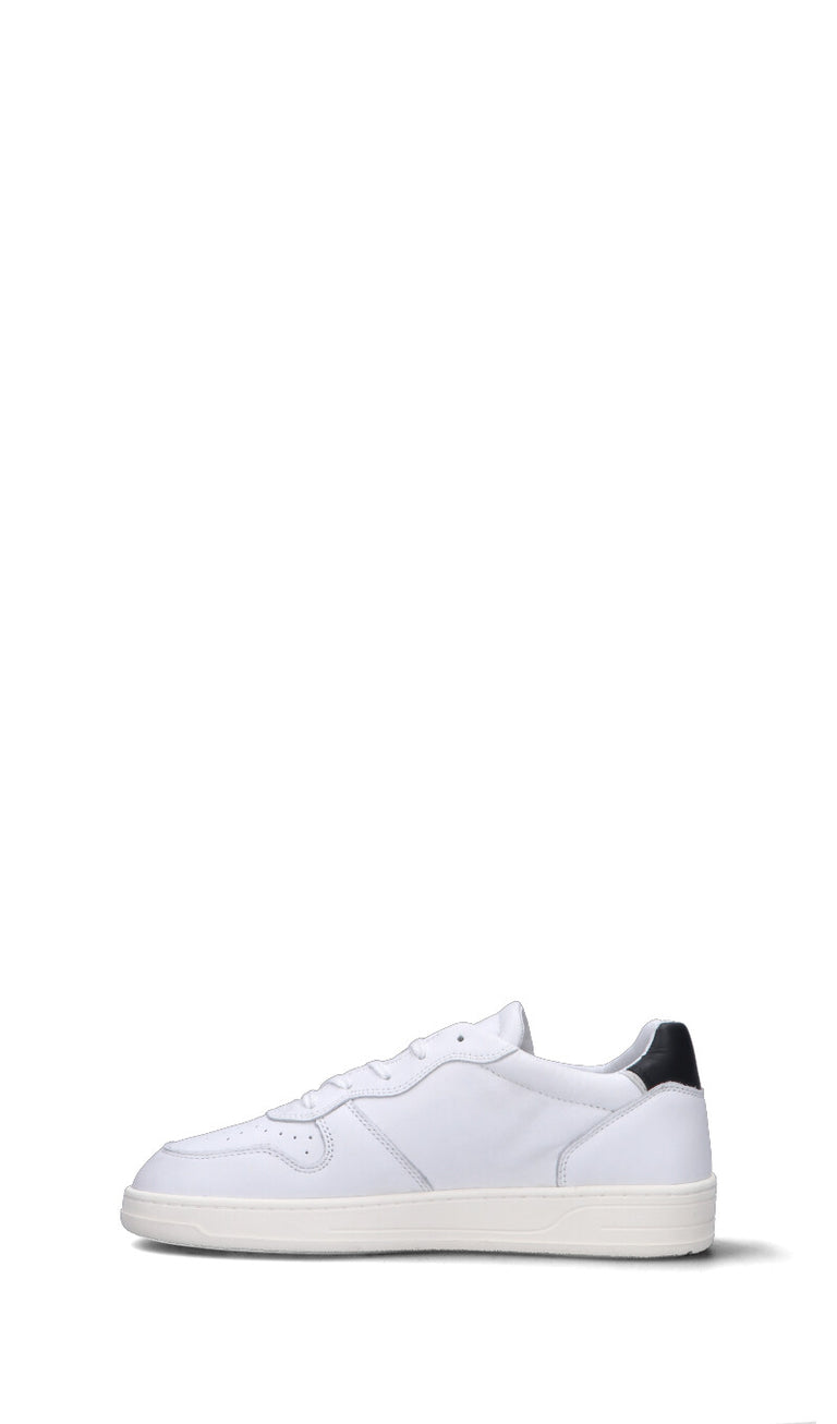 D.A.T.E. - COURT CALF Sneaker uomo bianca/nera in pelle