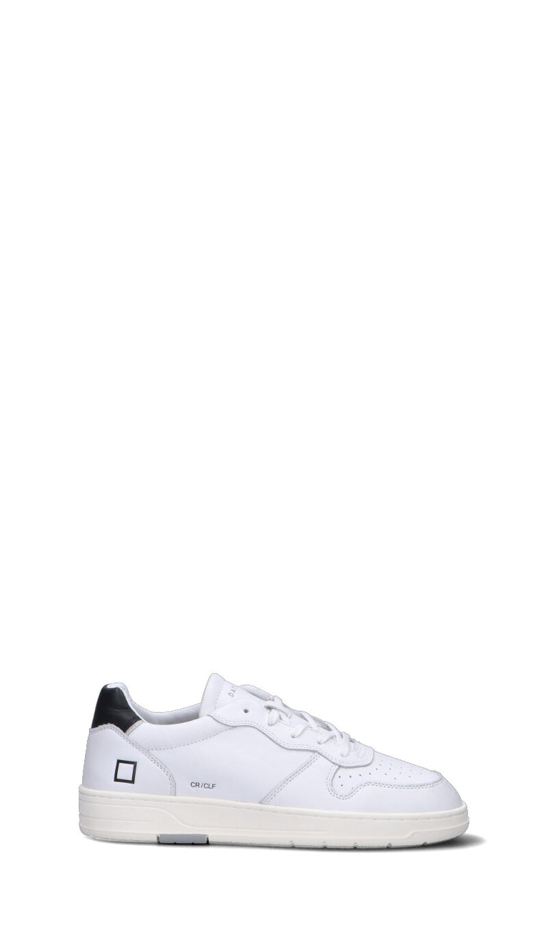 D.A.T.E. - COURT CALF Sneaker uomo bianca/nera in pelle