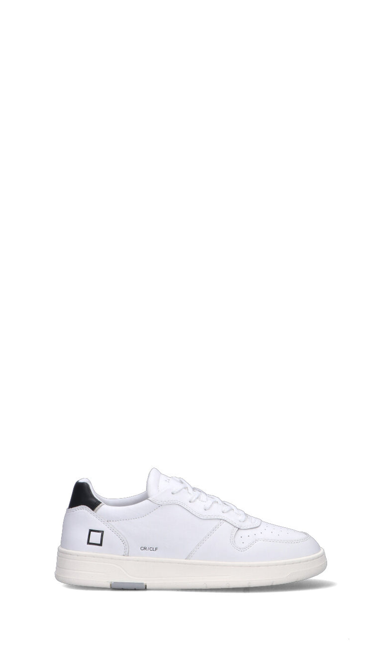 D.A.T.E. - COURT CALF Sneaker uomo bianca/nera in pelle