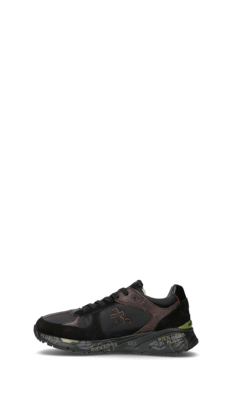 PREMIATA Sneaker uomo nera/grigia in pelle