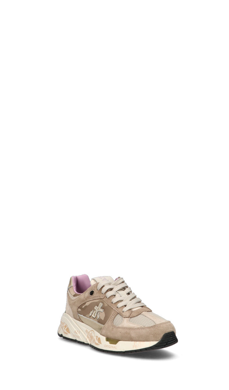 PREMIATA Sneaker donna beige in suede