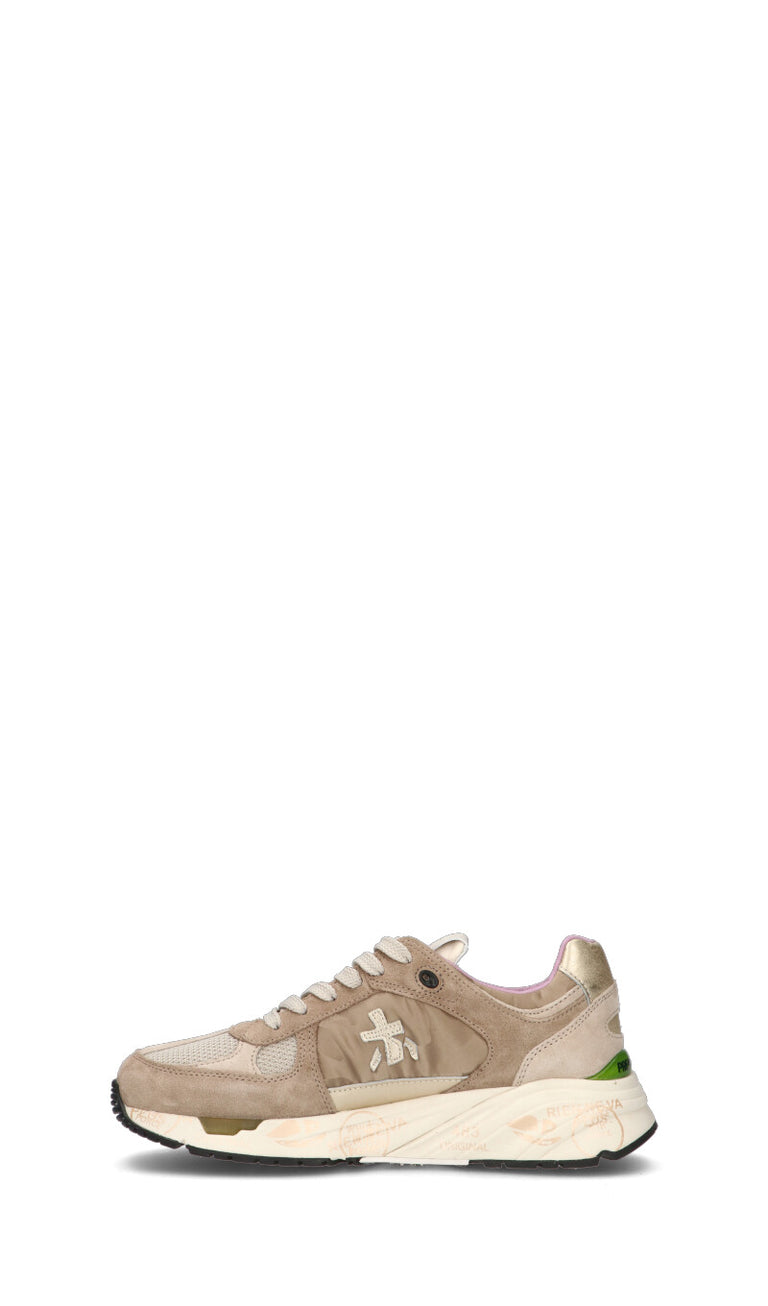 PREMIATA Sneaker donna beige in suede