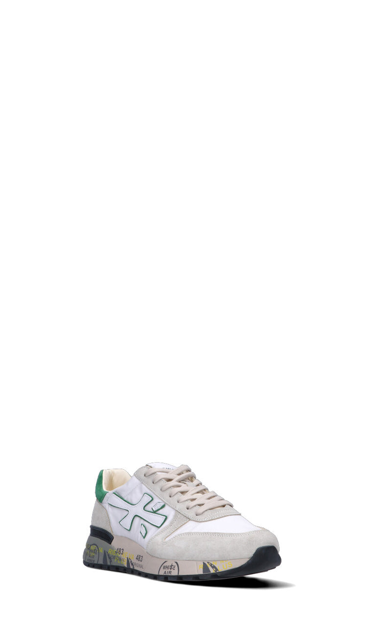 PREMIATA Sneaker uomo beige/verde in suede