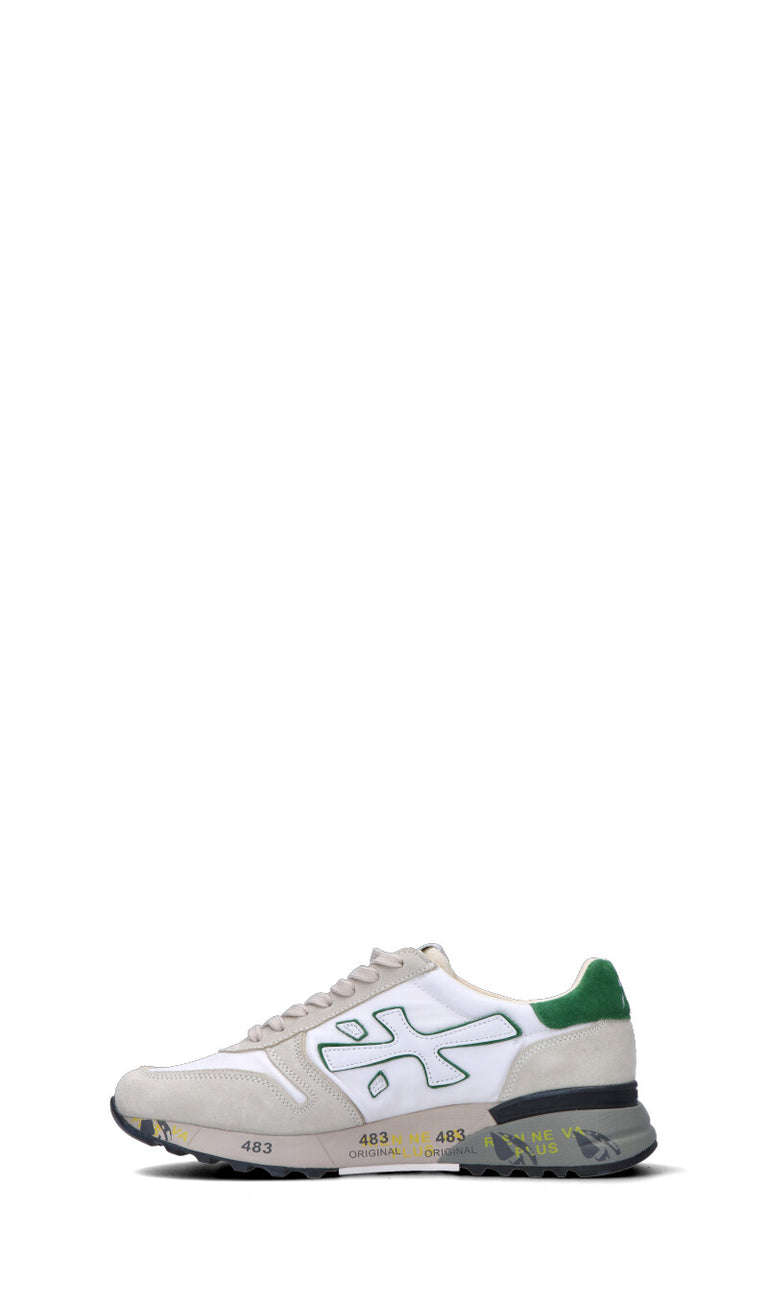 PREMIATA Sneaker uomo beige/verde in suede