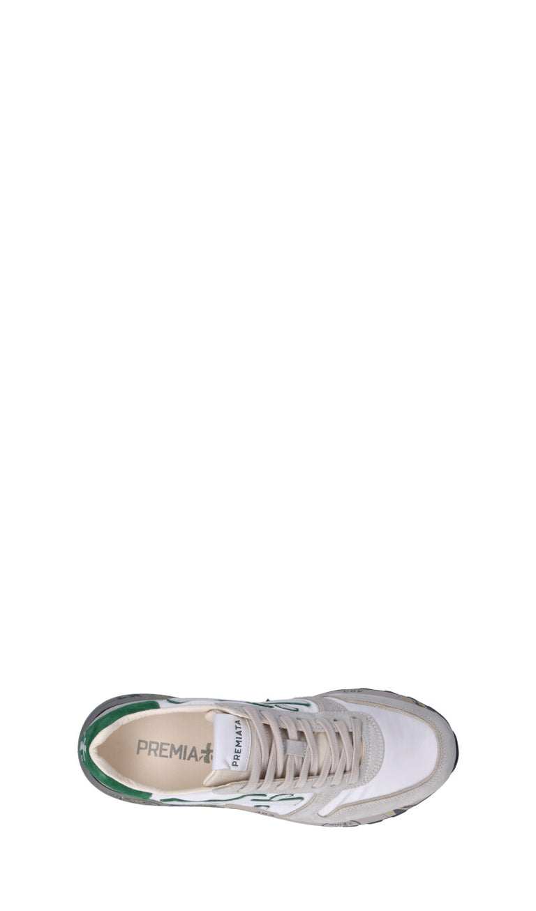 PREMIATA Sneaker uomo beige/verde in suede