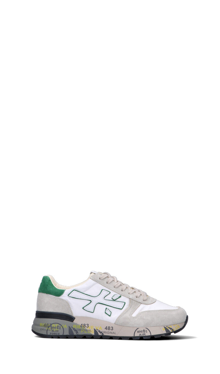 PREMIATA Sneaker uomo beige/verde in suede