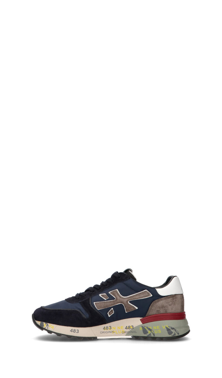 PREMIATA Sneaker uomo blu in pelle