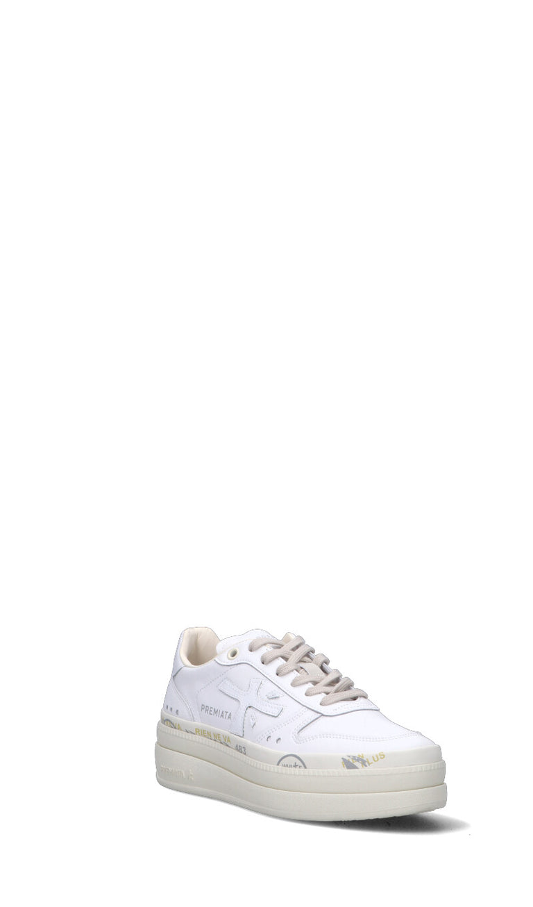 PREMIATA Sneaker donna bianca in pelle