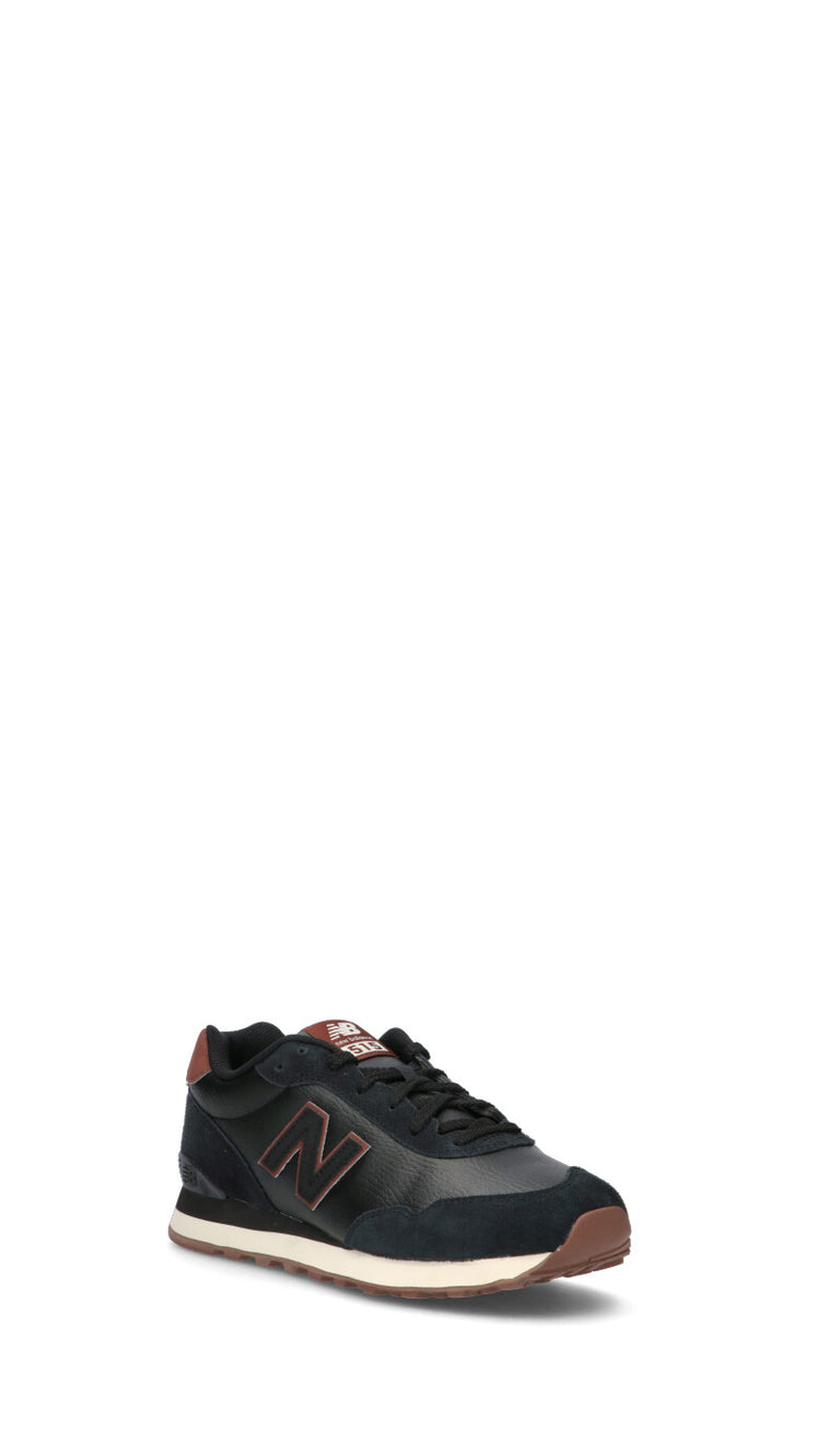 NEW BALANCE 515 Sneaker uomo nera in suede