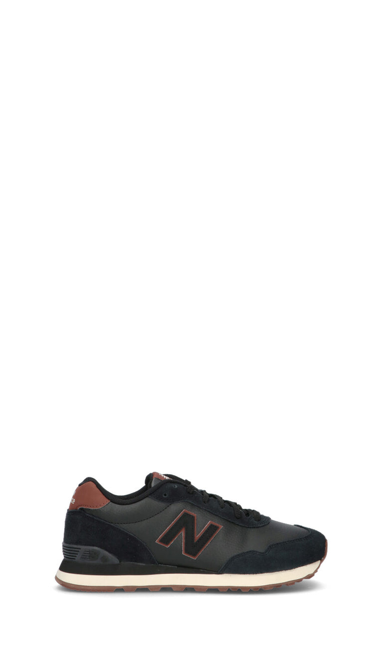 NEW BALANCE 515 Sneaker uomo nera in suede