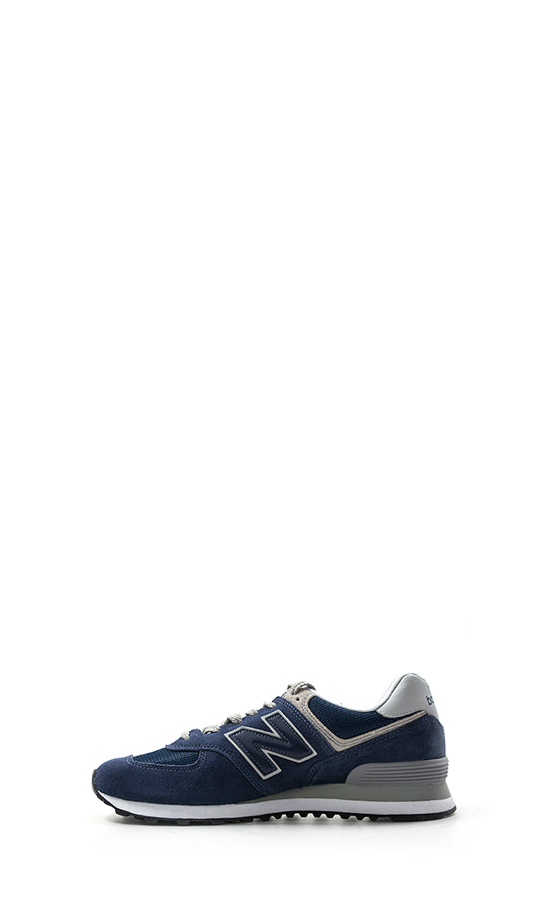 NEW BALANCE Sneaker trendy uomo blu in suede/tessuto