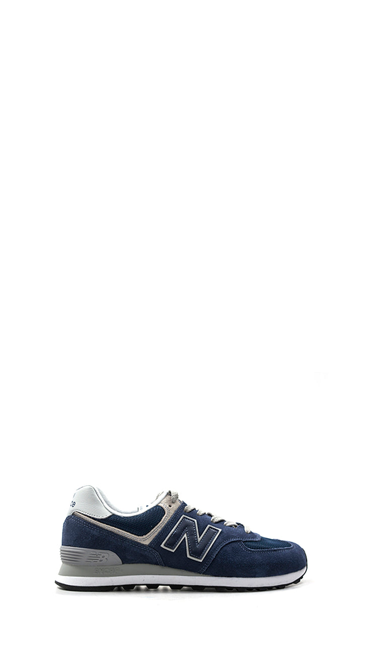 NEW BALANCE Sneaker trendy uomo blu in suede/tessuto