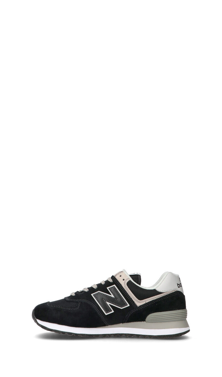 NEW BALANCE Sneaker uomo nera in pelle